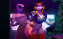 Purple mantis: Chun Li Arkad Twerk Drottning