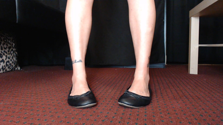 Abby Anna: Liner Socks Black Ballet Flats Shoe Play