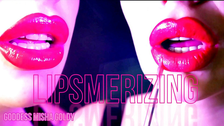 Goddess Misha Goldy: 당신은 내 완벽한 입술에 아니오라고 말할 만큼 강하지 않을 것입니다.