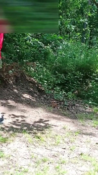 Old Sexy Hitchhiker Whore From Street Fucked in Forest with and Then Without a Condom