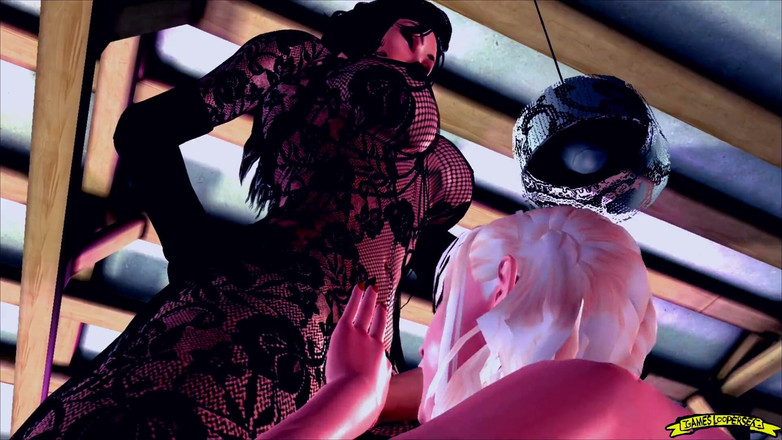 Gameslooper Sex Futanation: Brunetka i blondynka (część 1) Animacja Futa