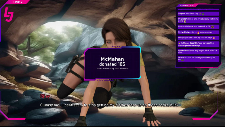 Johannes Gaming: Langkah De Bauchery 31 Riley Bermain Dengan Zakar Elijah Dalam Strim...