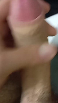 Jacking My Big Hard Teen Cock