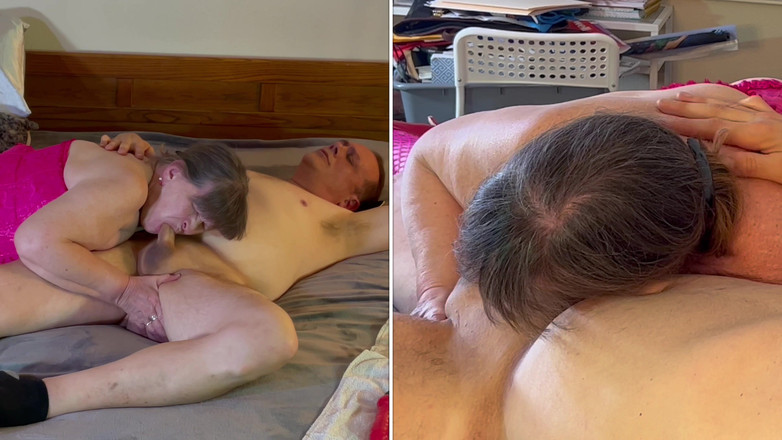 Carmen Angel: ग्रैनी कारमेन मेरी Fuscia Fellatio मज़ा!