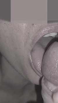 Hotwife Quick Blowjob for Neighbor at Home