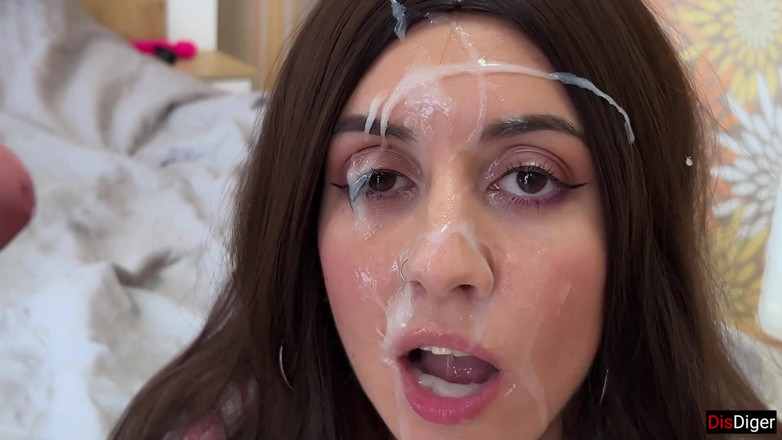 Dis Diger: Cum on Face Compilation Facial Cum in Mouth Swallow Huge...
