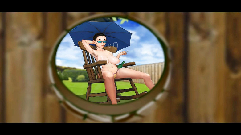 Hentai World: 隣人を見ているタフィーの物語