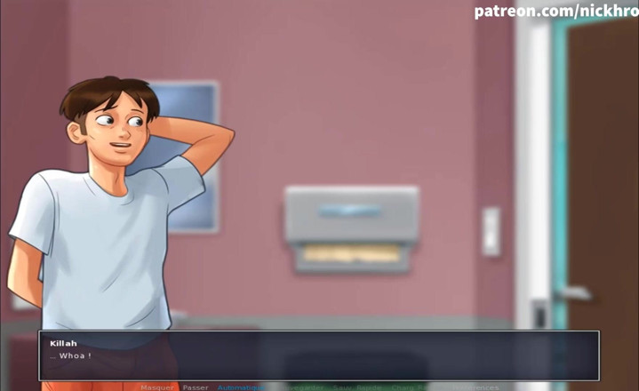 Cartoon Universal: Summertime saga part 141 - nurse swallow my cum ( French sub )