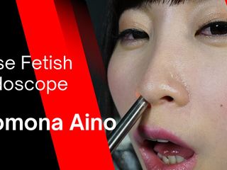 Japan Fetish Fusion: Nose Observation: Endoscope Footage with Momona Aino
