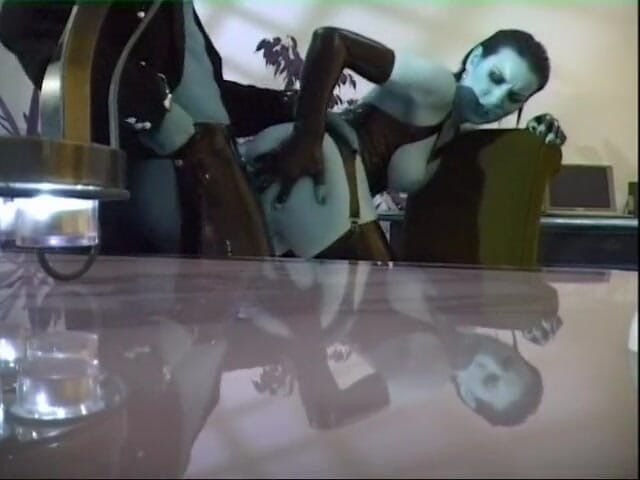 Xtime Network: Orgy with the guy wearing a pig mask and latex...