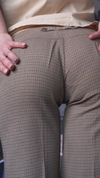Amateur Milf Try On Haul Work Outfits In Full Back Panties And Teases Panty Line