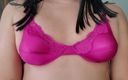 Only bras: Purple 90s Nylon Bra, Pointy Boobs