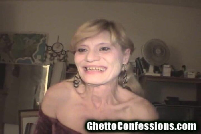 Ghetto Confessions: Ghetto farmor monster bride dick suger geezer gremlin!