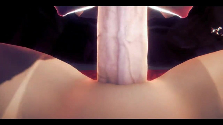 HentaiTubes: Lol Hentai - Jinx legato come una cagna succhia un cazzo -...