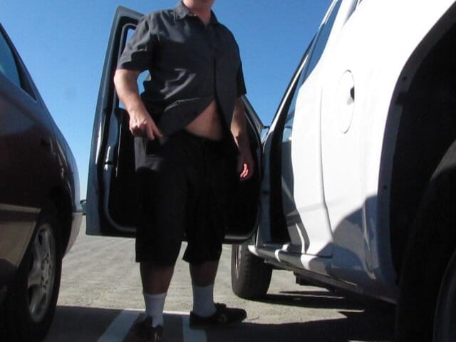 The porky pervert: Lapangan parkir Cum 6