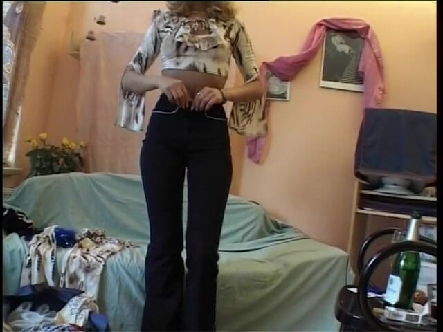 German amateur - 100% German hardcore videos: Melanie from Hamburg shows her cute pussy