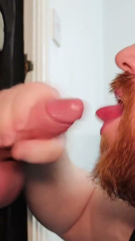 Fat Cock Gloryhole Blowjob