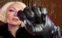 Arya Grander: Leather gloves and fur fetish ASMR video by Arya Grander