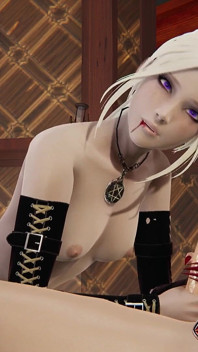 Vampire Blowjob For Big Cock 3D Animation With Cumshot POV