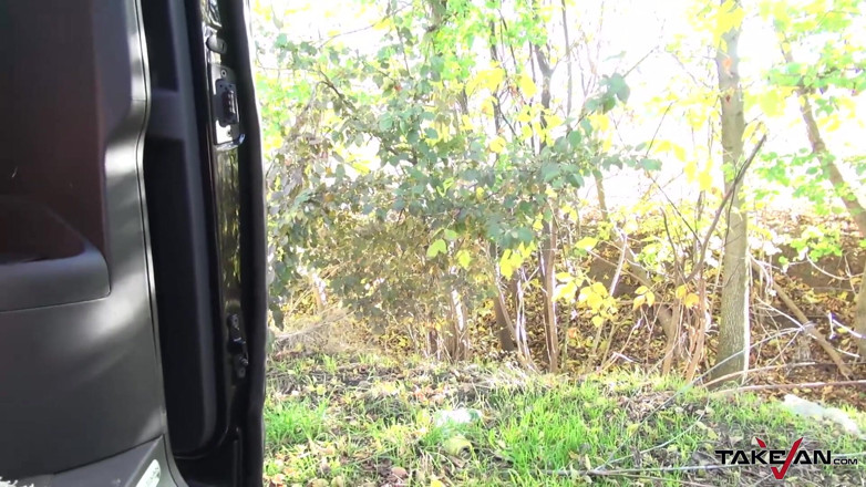 Take Van: Dude fuck hard and cum all over accidental hot blonde...