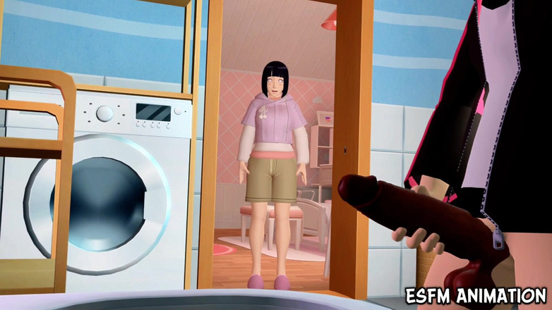 Esfm Plus: Boruto atrapado en el baño. Naruto Hentai