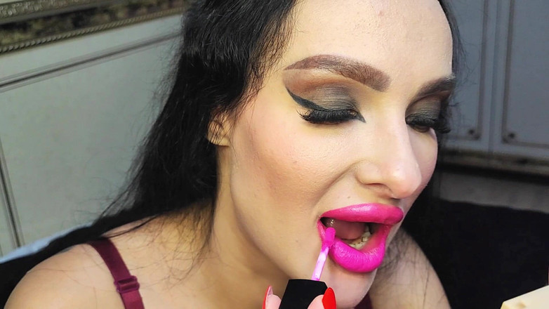 Princess18_: Udělám tě mými obrovskými růžovými pérovými rty