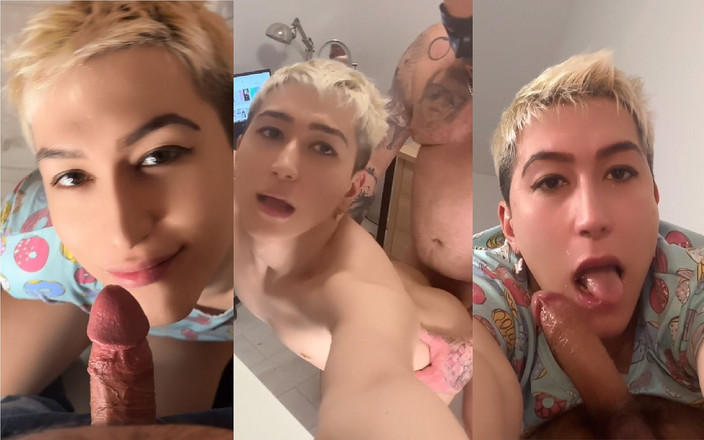 Viper Fierce: Behind the scenes fuck asian femboy vs older Stepdaddy bear