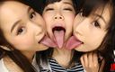 Japan Fetish Fusion: Ultieme fetisj-ervaring: lange tongen, speeksel en intieme close-ups met drie...