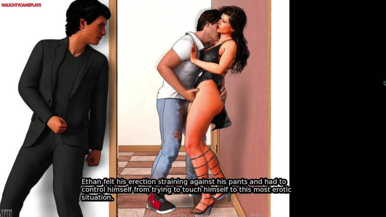 Naughty gameplays: Duetto di amore e lussuria di coppia da re B -...