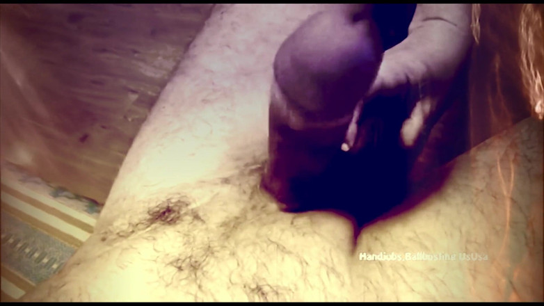 UsUsa: POV handjob and ballbusting with music