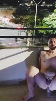Quickie at the Balcony