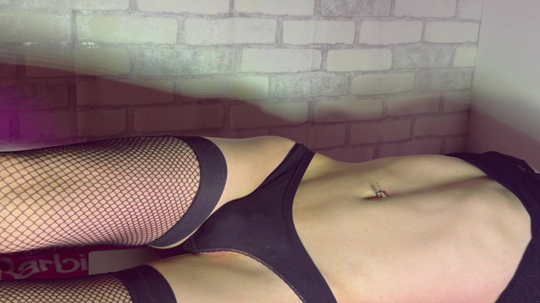 Horny Anal Play: Femboy Extreme Belly Bulge Anal Dildo