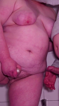 My Stepmom Surprised Me in the Shower - We Both Squirted Uncontrollably