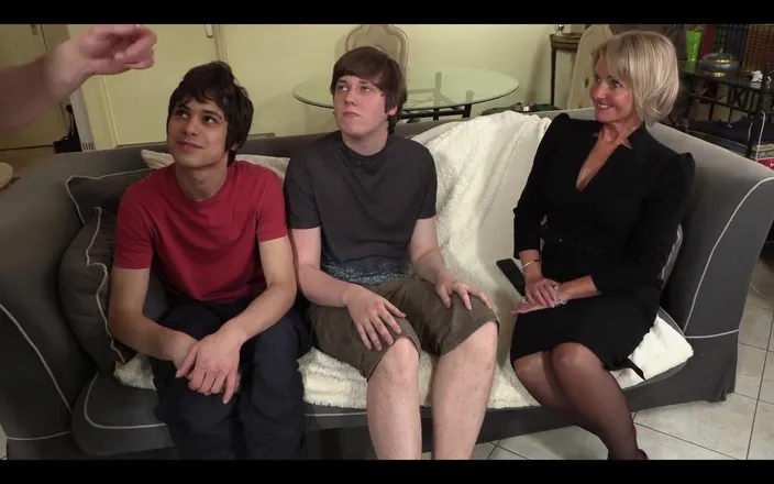 HPG Production: Blonde Posh Cougar in Group Sex While Grandpa Watches