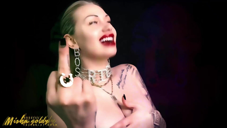 Goddess Misha Goldy: Binaural asmr і mindfuck! Дрочити мені в рот і плюнути!