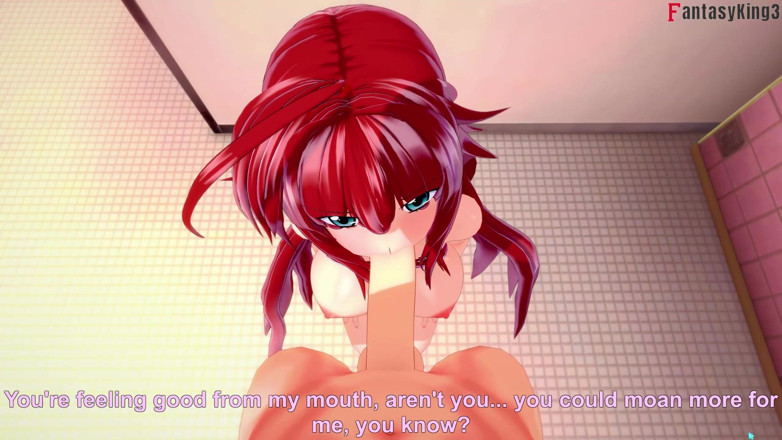 Fantasy king: Rias gremory dientot habis-habisan di kamar mandi - serial dxd ntr...