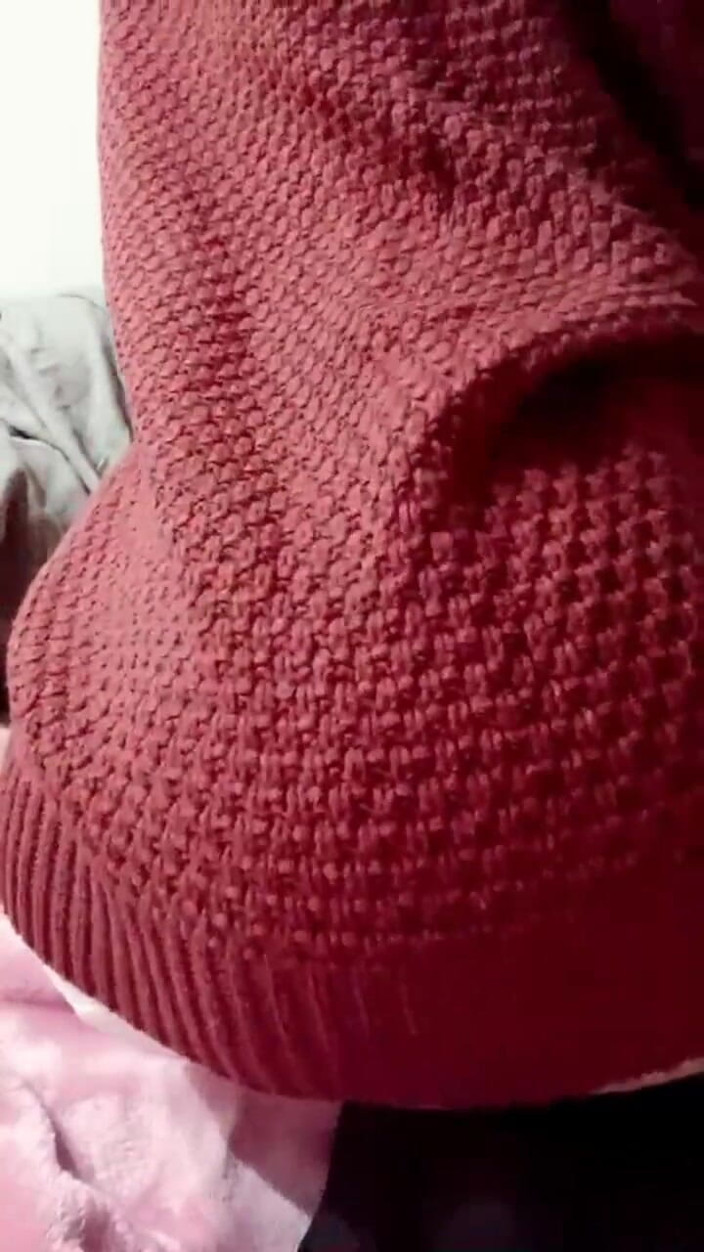 Rei005: Knit X Knee High X White Full Back Panties