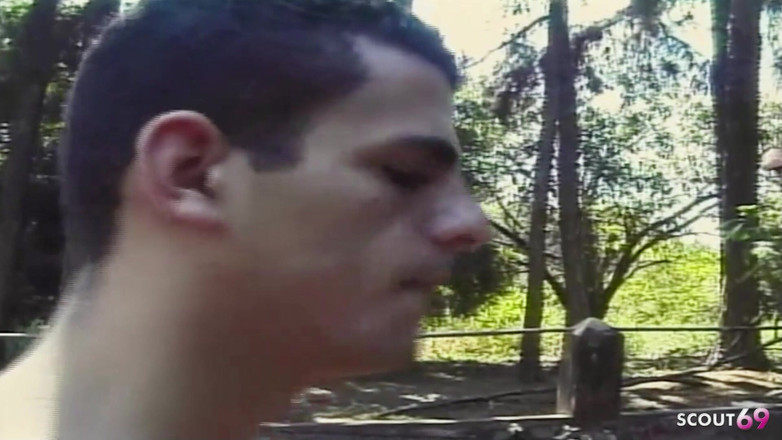 Shemale TS Collection: Het tranny knullad analt utomhus i en trekant med stora...