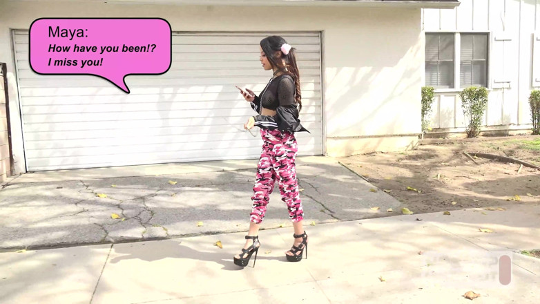Hookup Hotshot: Gagica negresă Maya Bijou se alege cu fundul distrus!