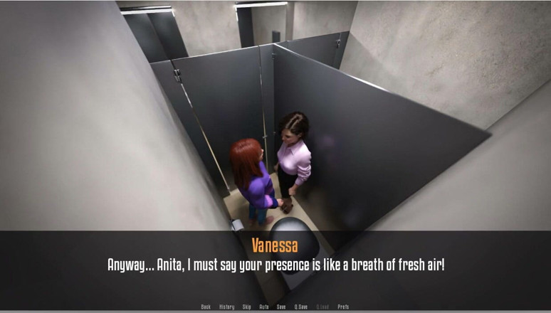 XXX Games Bunk: Anita's Internship - Gameplay - Roleplay - Lesbian Petite Teens Make Out in...
