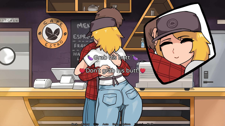 Futavision: Hazelnut Latte: blonde trans werd betrapt op ongepaste dingen op...