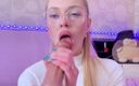 Alice Fox: Deep Throat From a Sexy Blonde with Glasses