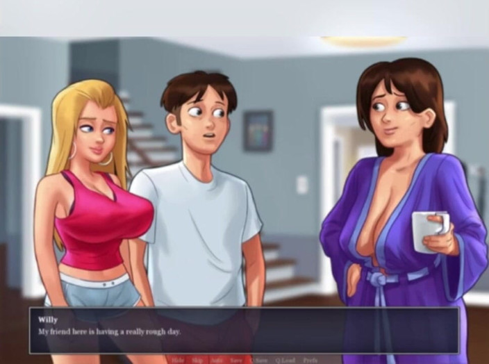 3DXXXTEEN2 Cartoon: Really large butt plug. 3D porn cartoon sex