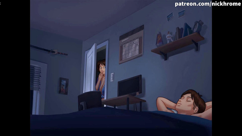 Cartoon Universal: Summertime Saga part 25 - ibu tiri merasai zakar besar saya (submisif Czech)