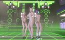 3D-Hentai Games: [MMD] T-ARA - Sugar Free Ahri Seraphine Akali sexy nud dance...