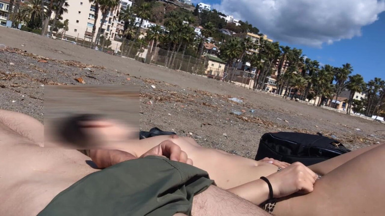 SweetJaneOfficial: Dick Flashing Next to a Topless Girl She Looks