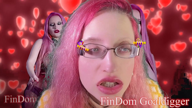 FinDom Goaldigger: Orange lipstick transformation for the sweater