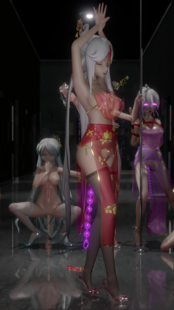 MikuMotion: [mmd] condensação de seda preta, canção de amor Taoyuan, cheongsam...