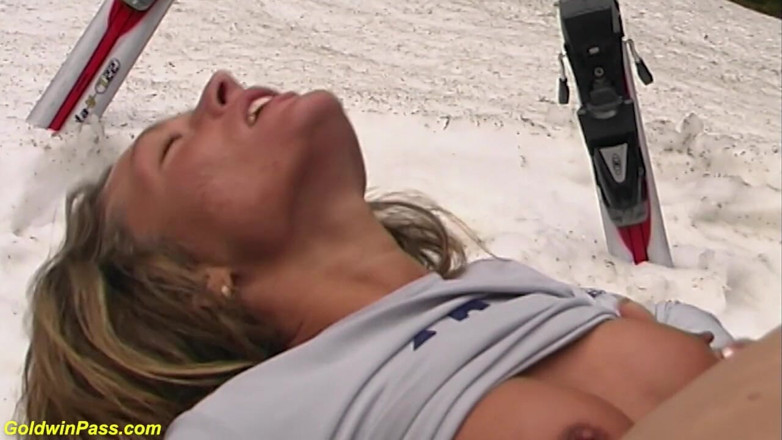 Goldwin pass: German winter group sex fuck orgy in snow