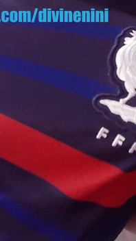 I Met a Horny France Football Supporter with Big Natural Tits and Pro Cocksucker Mouth